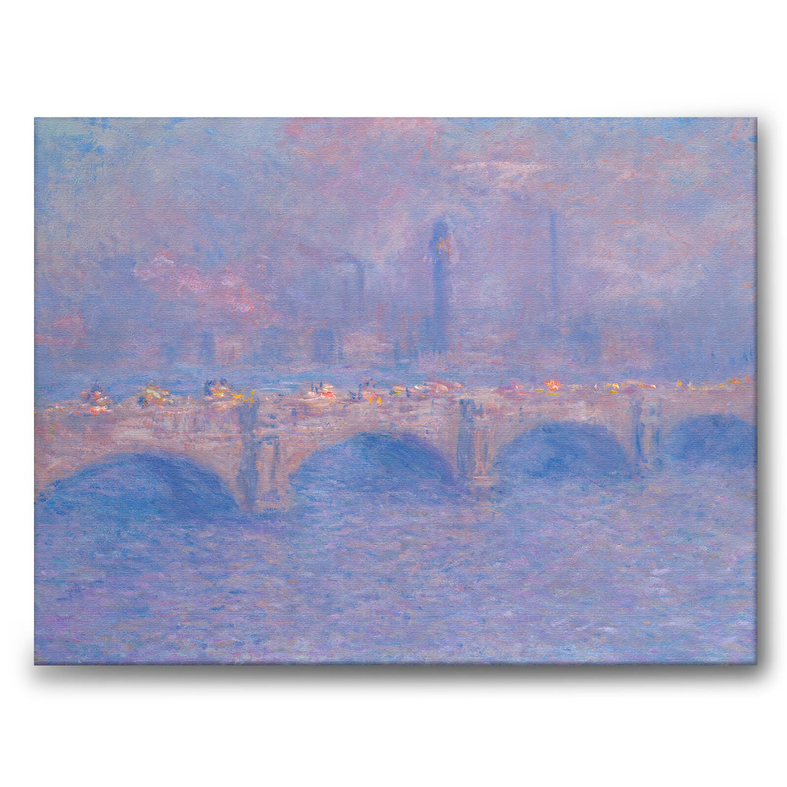Waterloo Bridge av Claude Monet som canvastavla från Historly – bild 1