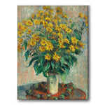 Jerusalem Artichoke Flowers av Claude Monet som canvastavla från Historly – bild 1