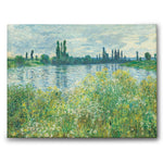 Banks of the Seine av Claude Monet som canvastavla från Historly – bild 1