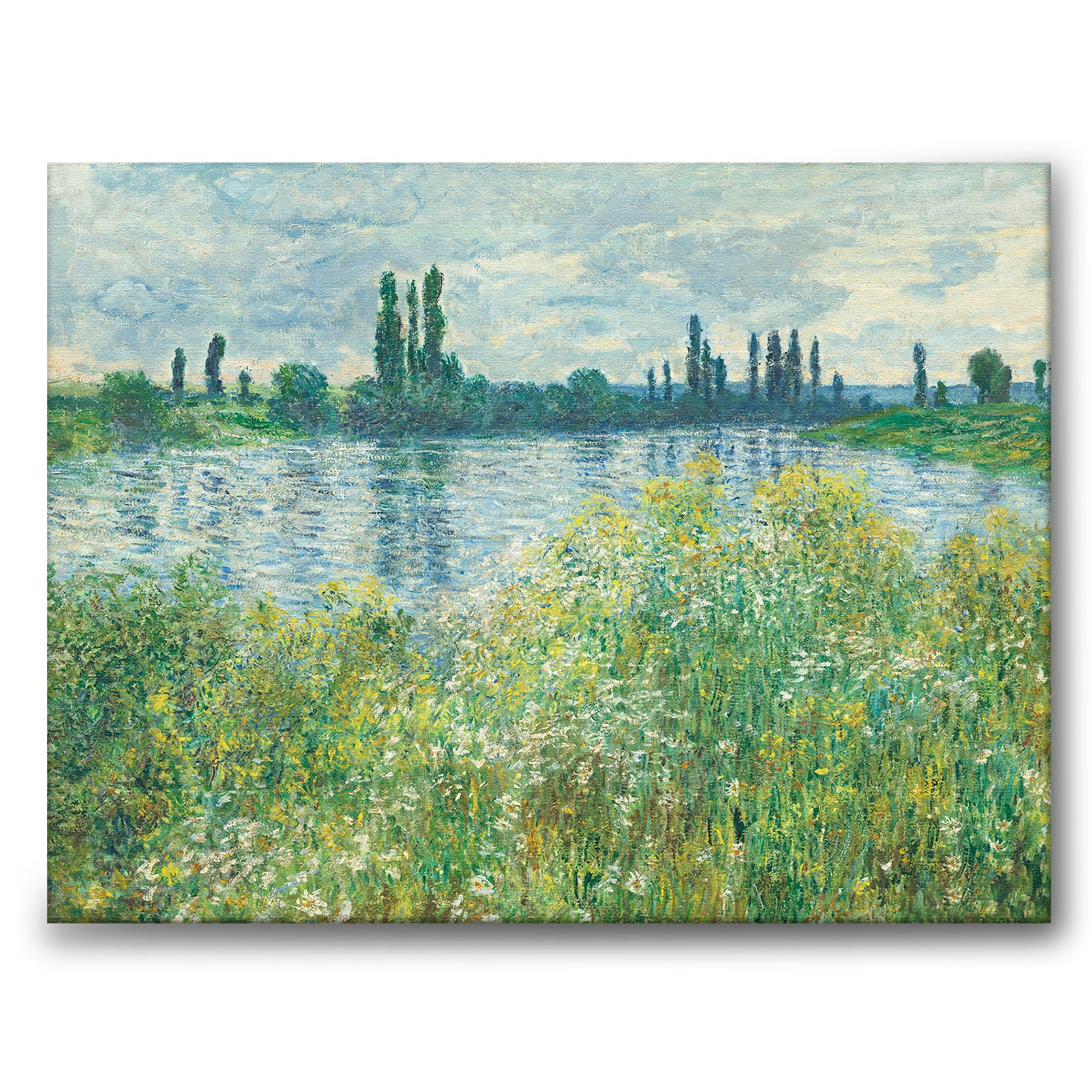 Banks of the Seine av Claude Monet som canvastavla från Historly – bild 1