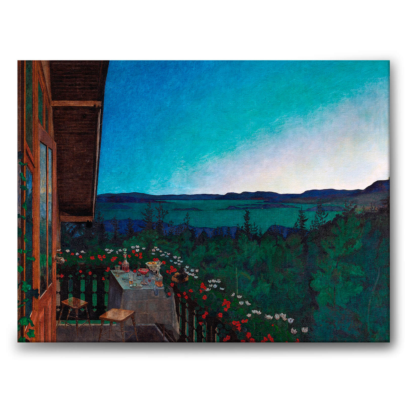 Summer Night som canvastavla från Historly – bild 1