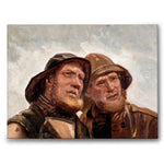 Two Fishermen som canvastavla från Historly – bild 1