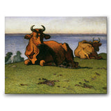 Cows av Nils Kreuger som canvastavla från Historly – bild 1