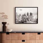 New York 1950 som väggkonst i inspirerande inredningsmiljö