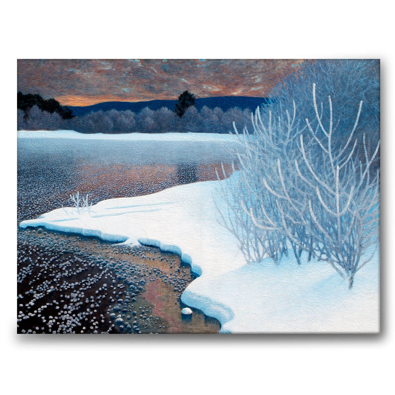 Frost on Ice som canvastavla från Historly – bild 1