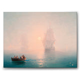 Sailing in Shimmer som canvastavla från Historly – bild 1