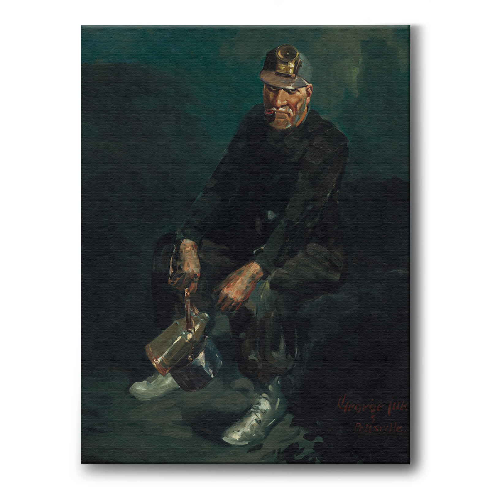 The Fire Boss as a canvas print from Historly – image 1