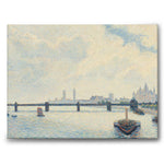 Charing Cross Bridge, London as a canvas print from Historly – image 1