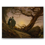 Two Men Contemplating the Moon som canvastavla från Historly – bild 1