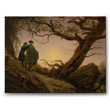 Two Men Contemplating the Moon som canvastavla från Historly – bild 1