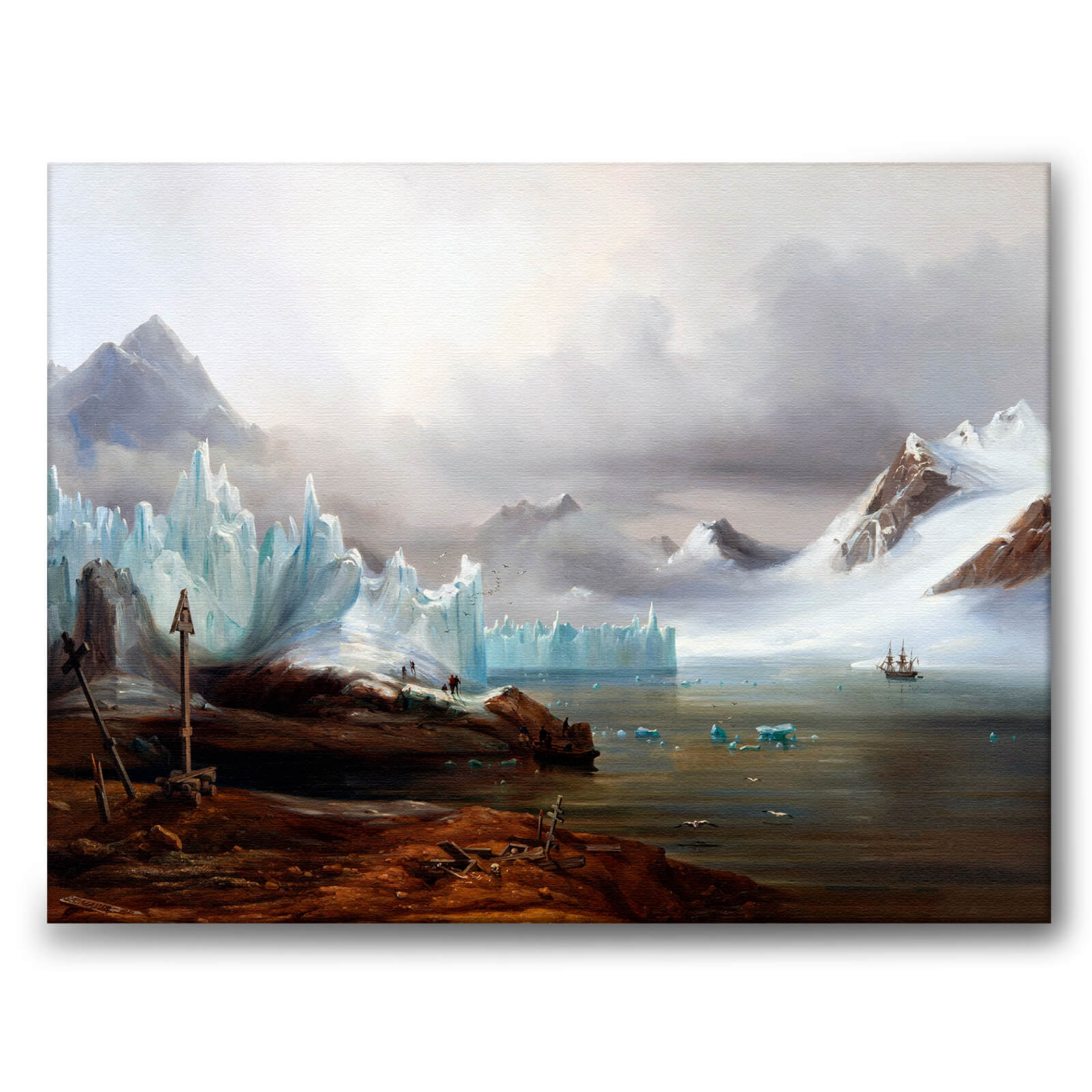View from Spitzbergen som canvastavla från Historly – bild 1