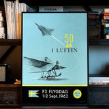 50 Years of Flight as wall art in an inspiring interior setting