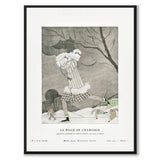 La Belle de Chamonix som vintageillustration och poster från Historly – bild 1