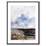 Seascape av August Strindberg som konstposter från Historly – med vit kant och titel