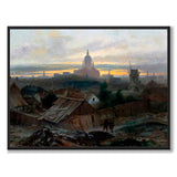 Södermalm 1873 som historisk Stockholmsposter från Historly – helbild utan vit kant