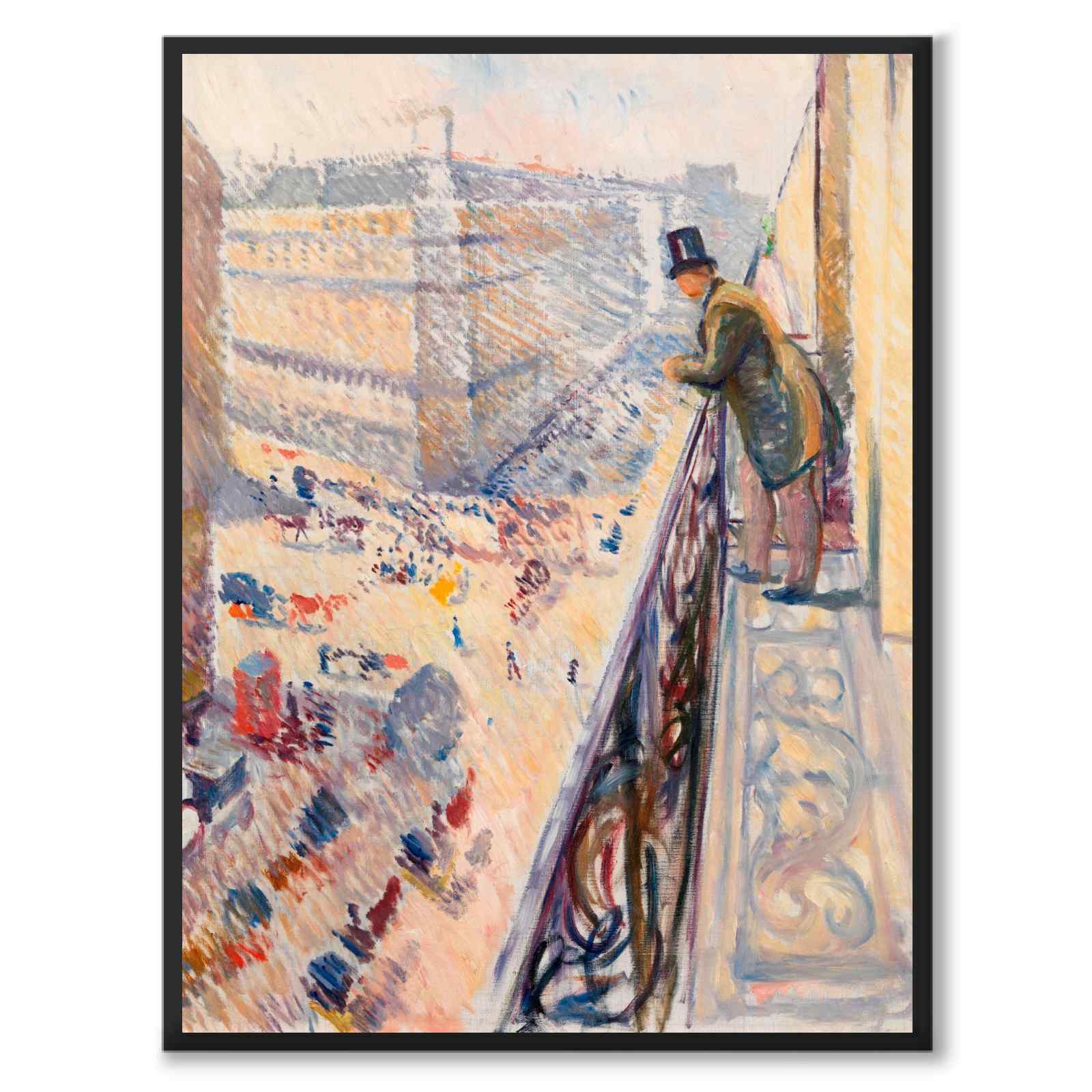 Rue Lafayette av Edvard Munch som konstposter från Historly – helbild utan vit kant