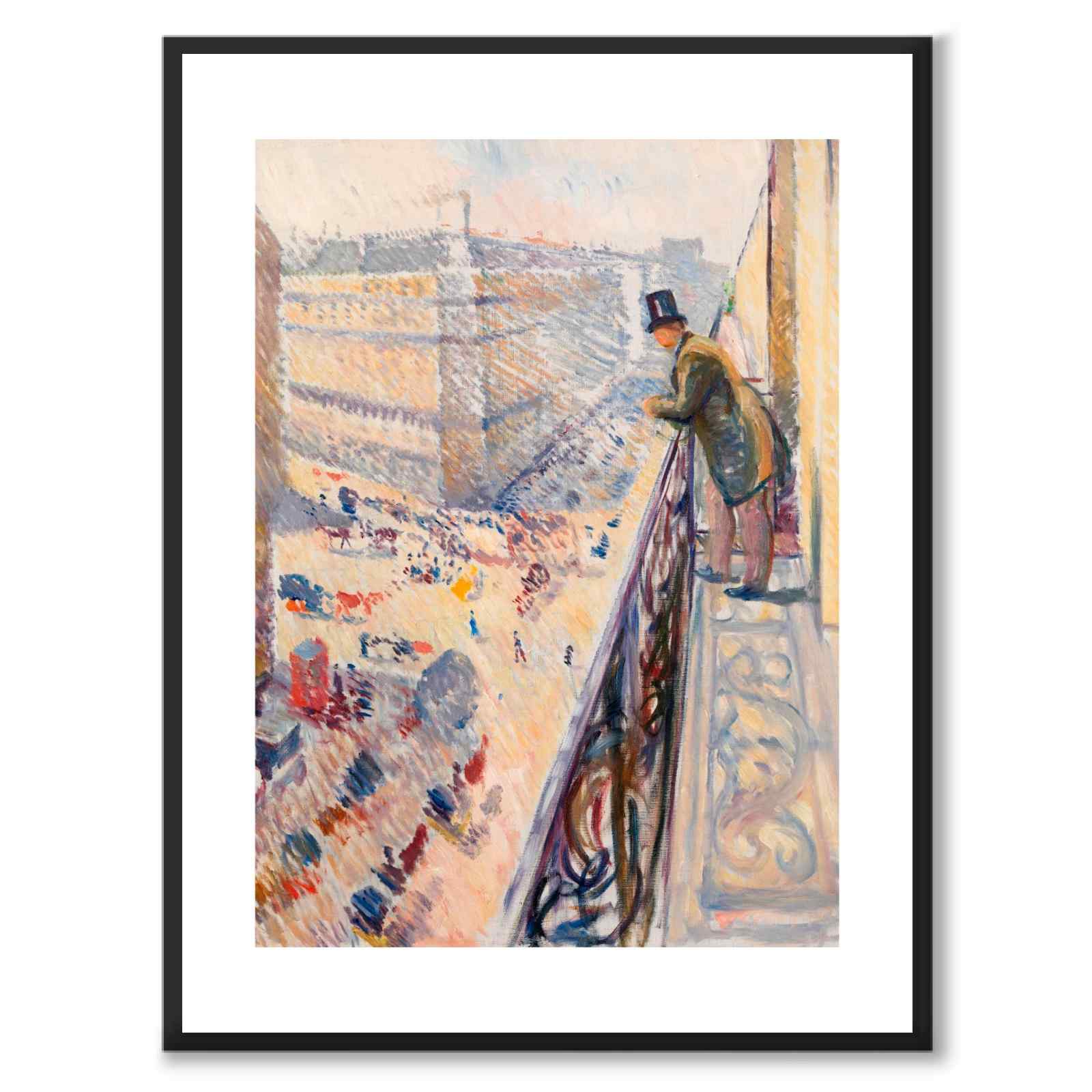 Rue Lafayette av Edvard Munch som konstposter från Historly – med vit kant utan titel