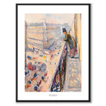 Rue Lafayette av Edvard Munch som konstposter från Historly – med vit kant och titel