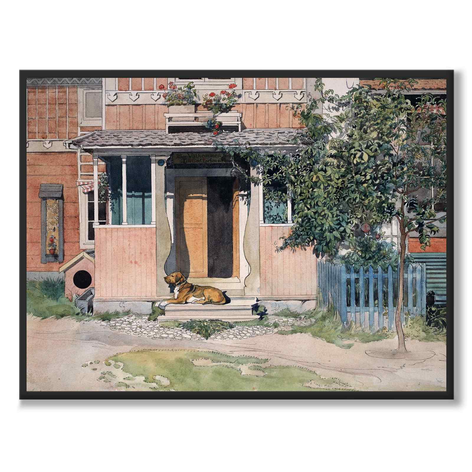 The Veranda av Carl Larsson som konstposter från Historly – helbild utan vit kant