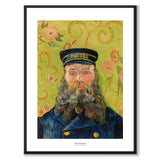 The Postman som konstposter från Historly – med vit kant och titel
