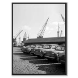 Oslo Harbour 1955 som historiskt fotografi och poster från Historly – helbild utan vit kant