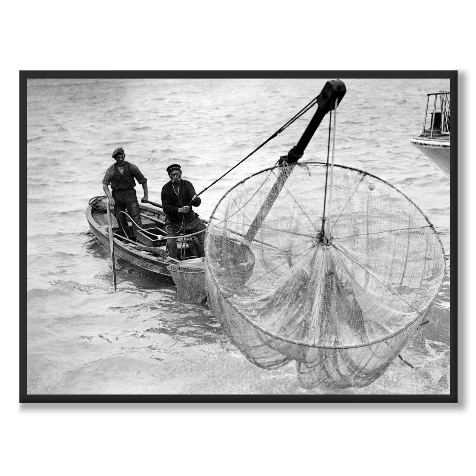 Two Fishermen som historisk Göteborgsposter från Historly – helbild utan vit kant