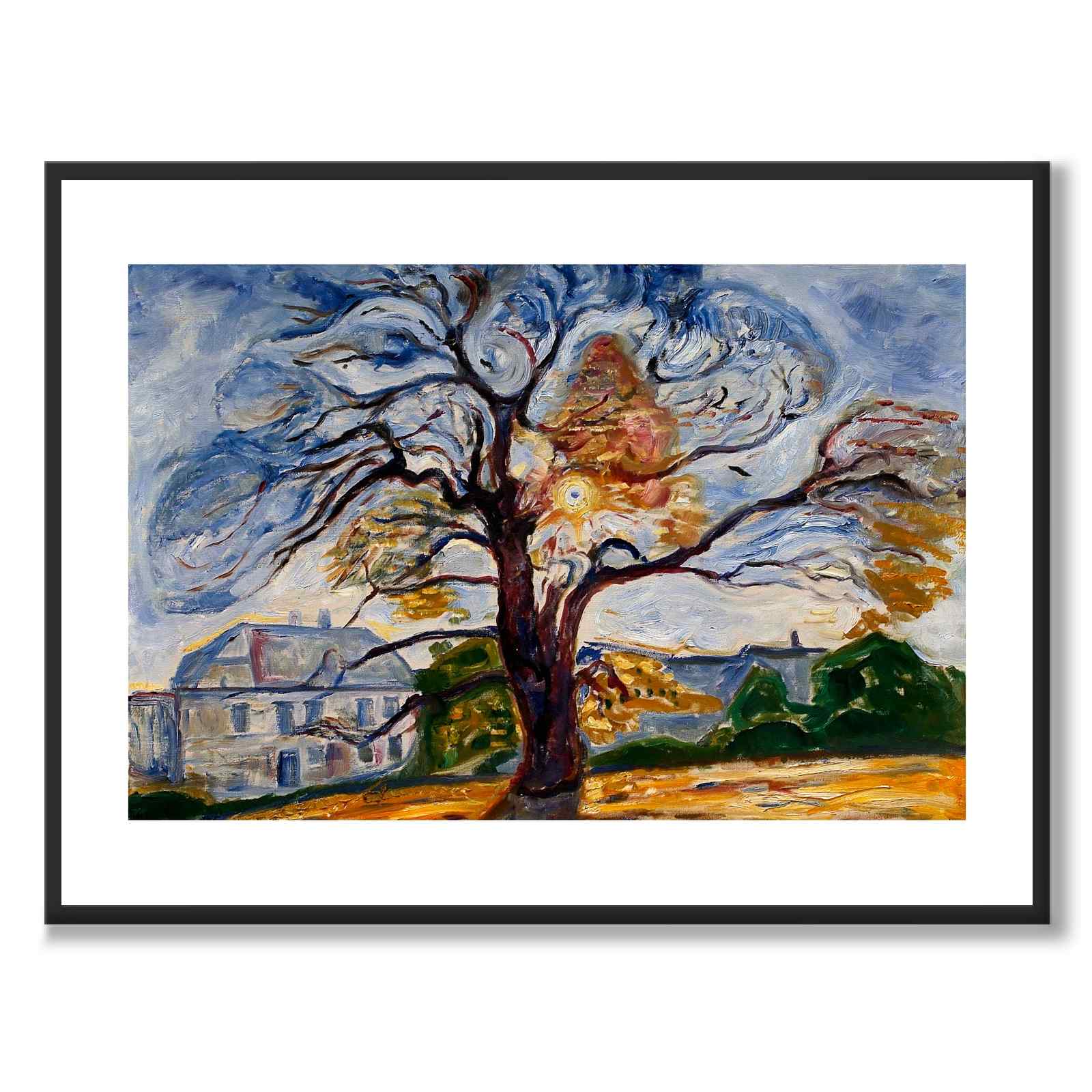 The Oak av Edvard Munch som konstposter från Historly – med vit kant utan titel