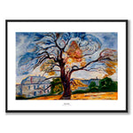 The Oak av Edvard Munch som konstposter från Historly – med vit kant och titel