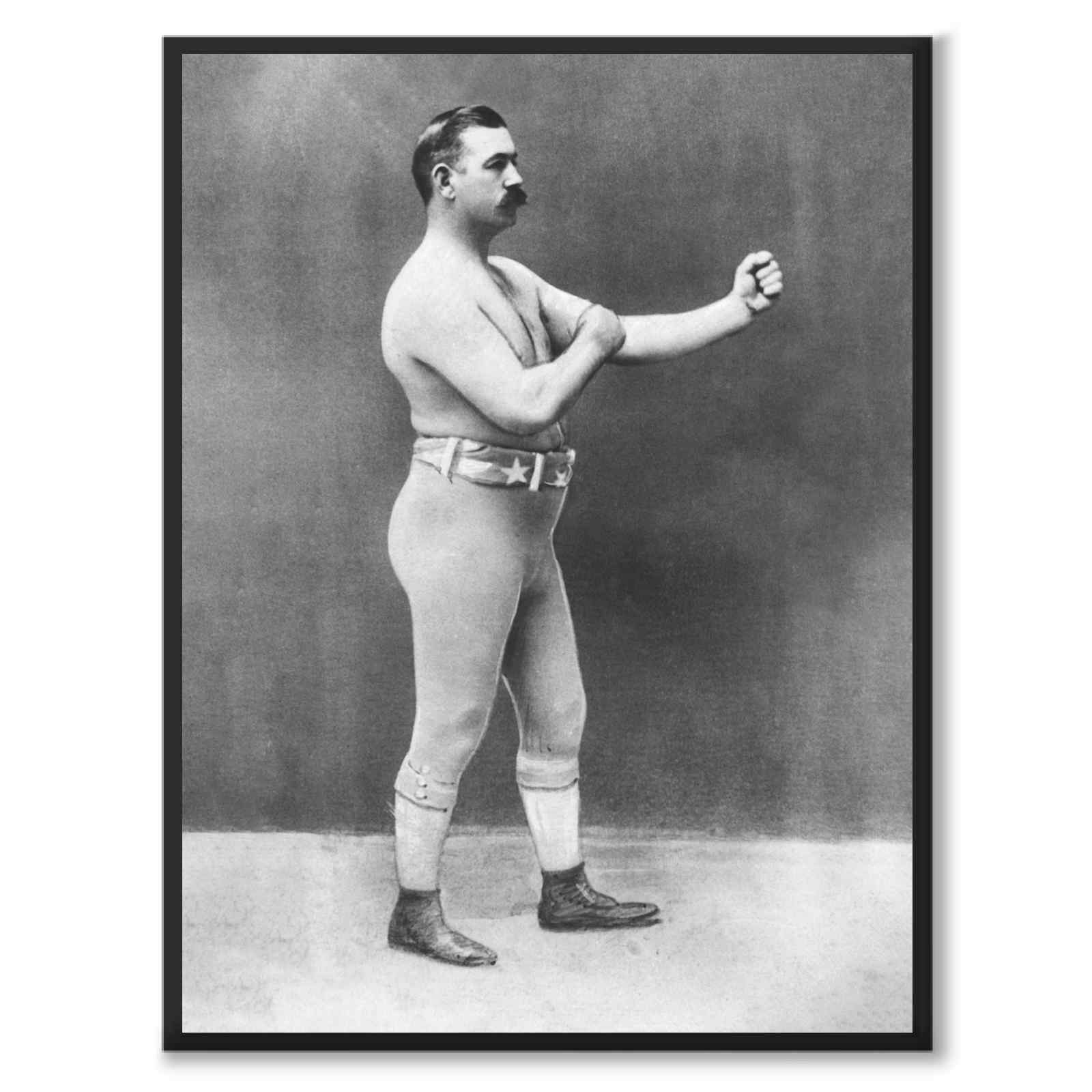 Vintage Boxer som historiskt fotografi och poster från Historly – helbild utan vit kant