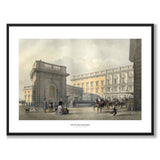 The Outer Courtyard som historisk Stockholmsposter från Historly – med vit kant och titel