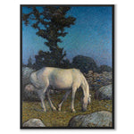 White Horse at Dusk av Nils Kreuger som konstposter från Historly – helbild utan vit kant
