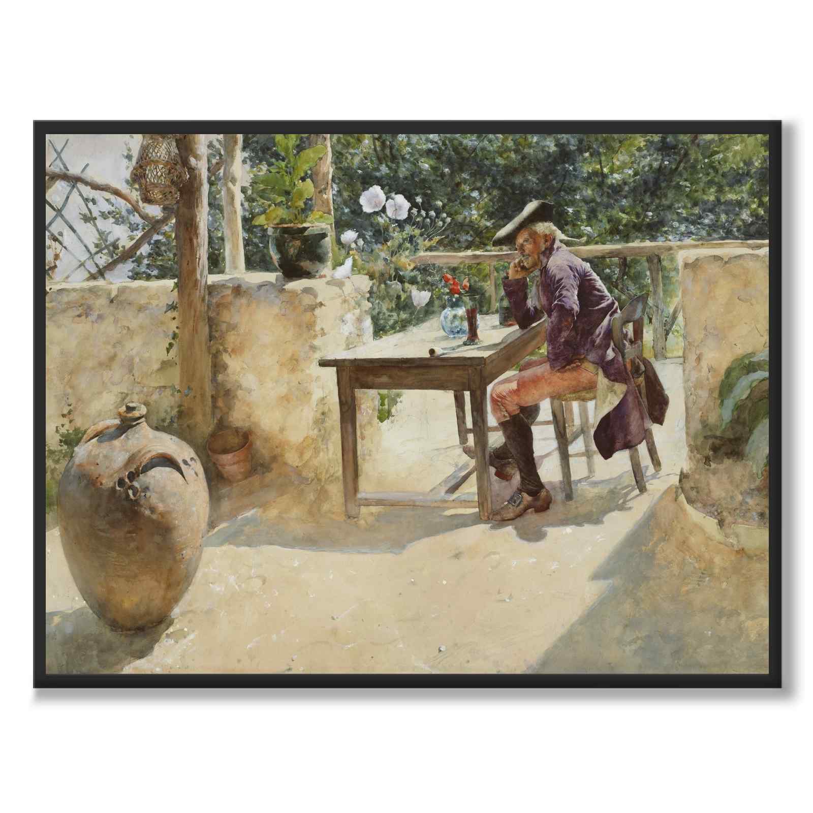 The Vine av Carl Larsson som konstposter från Historly – helbild utan vit kant
