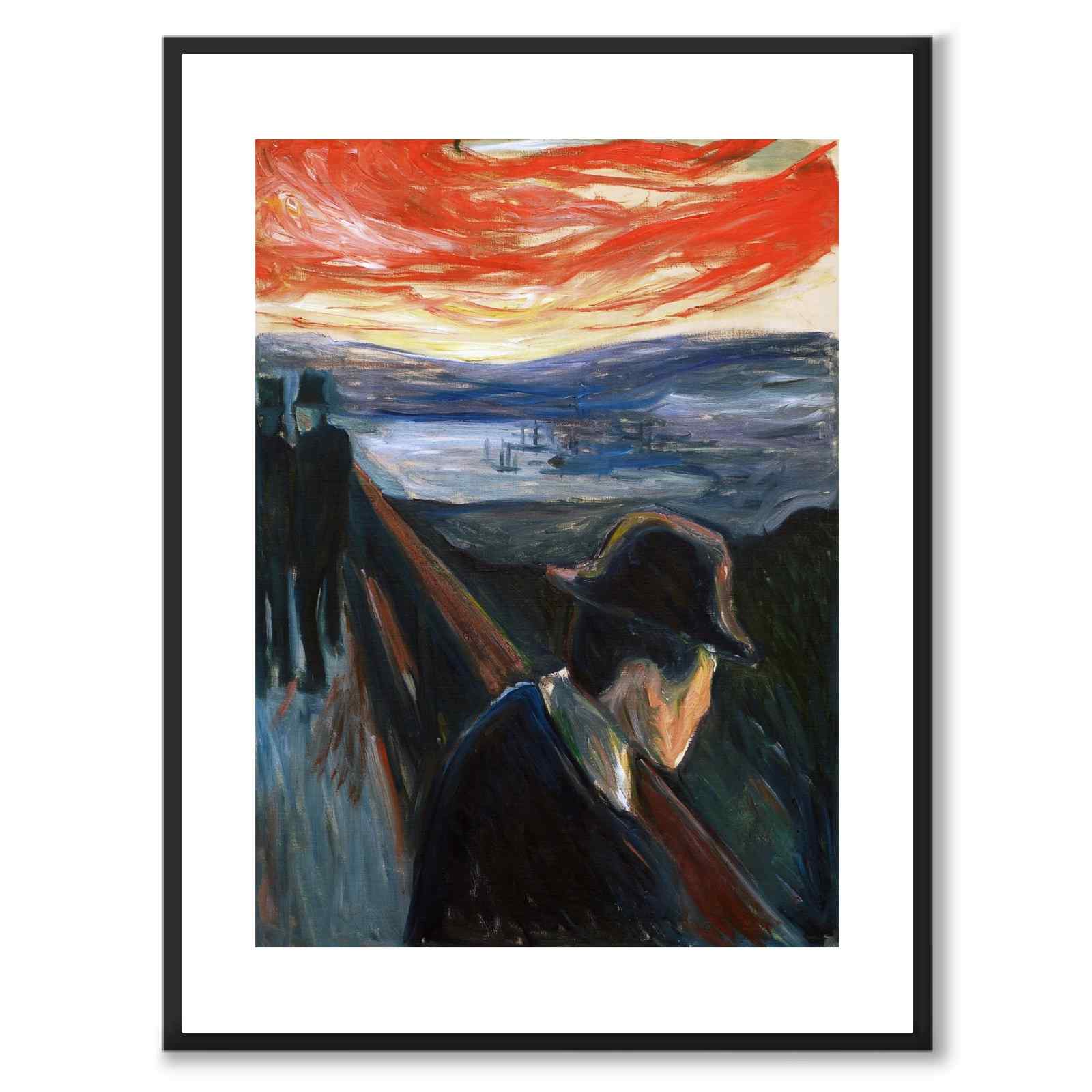 Despair av Edvard Munch som konstposter från Historly – med vit kant utan titel