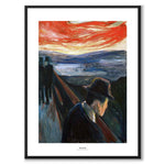 Despair av Edvard Munch som konstposter från Historly – med vit kant och titel