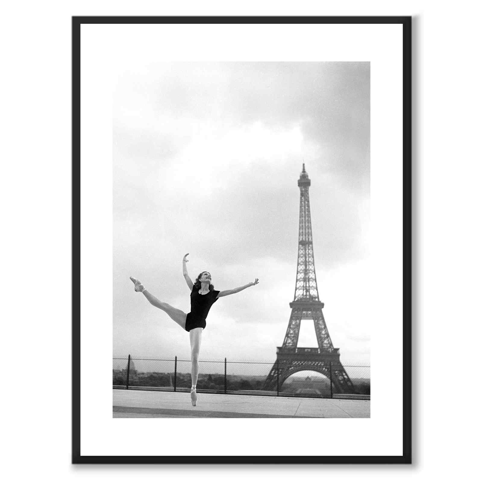 Ballet som historiskt fotografi och poster från Historly – med vit kant utan titel