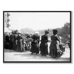 Grönsakstorget 1912 som historisk Göteborgsposter från Historly – helbild utan vit kant