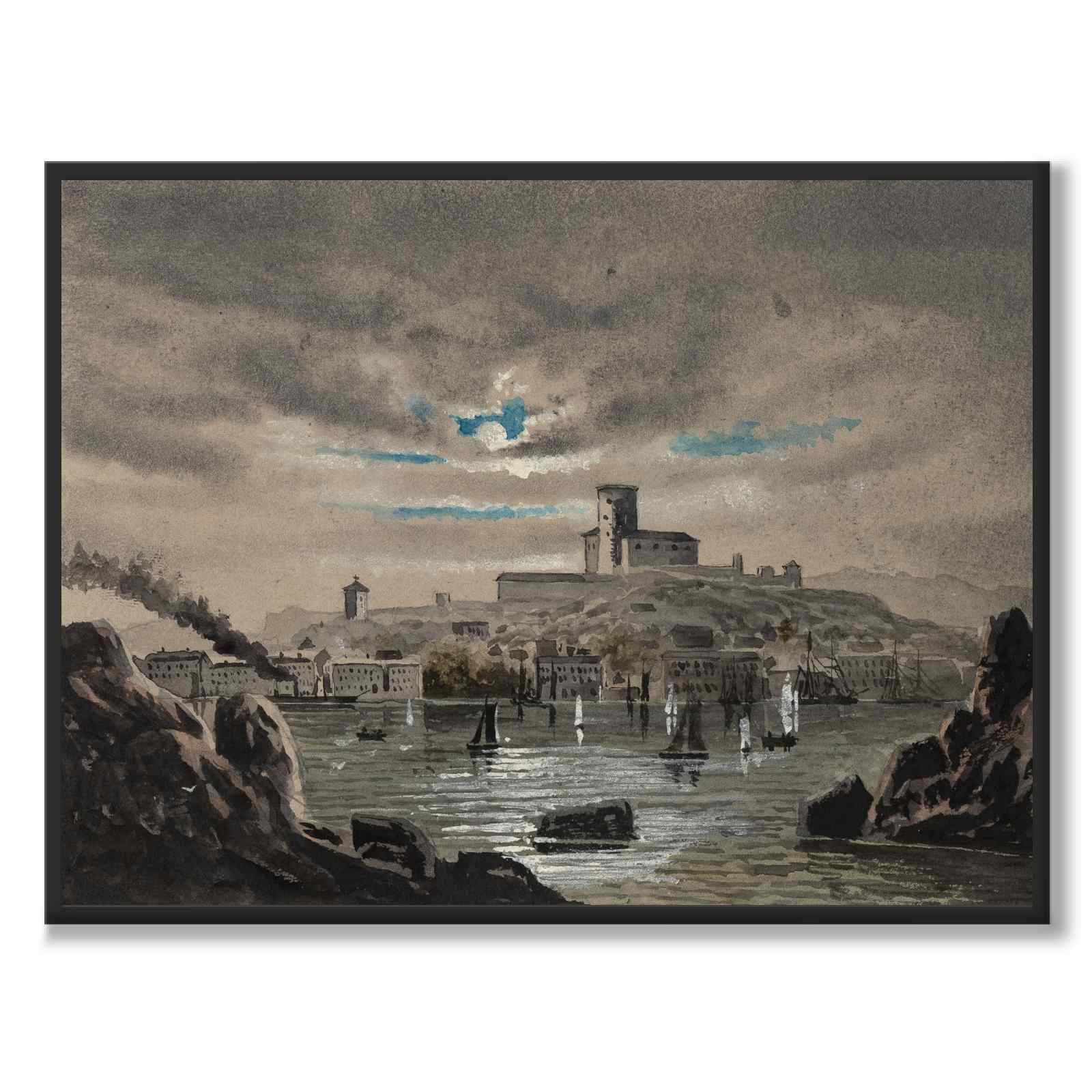 Marstrand som historisk Göteborgsposter från Historly – helbild utan vit kant