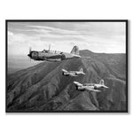 Saab B17A som historiskt fotografi och poster från Historly – helbild utan vit kant