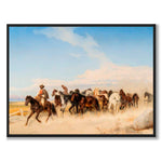 Horses at the Campagna som konstposter från Historly – helbild utan vit kant