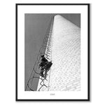 Chimney som historiskt fotografi och poster från Historly – med vit kant och titel