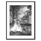 Midsummer 1940 som historiskt fotografi och poster från Historly – med vit kant och titel