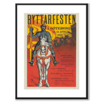 The Equestrian Festival in Gothenburg as a historic Gothenburg poster from Historly – with white border without title