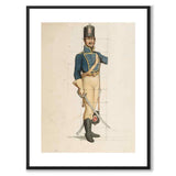 A Finnish Soldier av Albert Edelfelt som konstposter från Historly – med vit kant utan titel