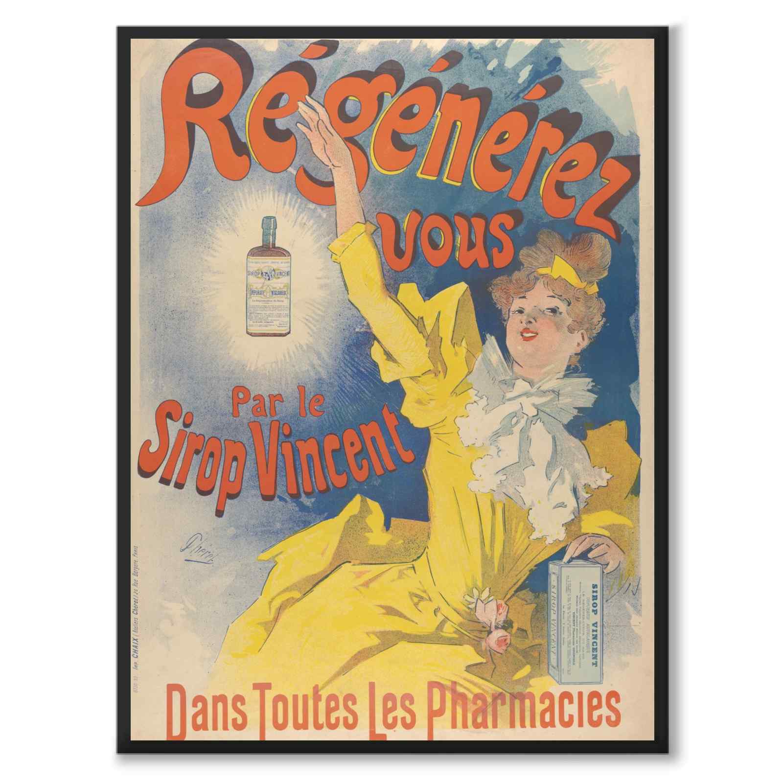 Sirop Vincent as a poster from Historly – full image without white border