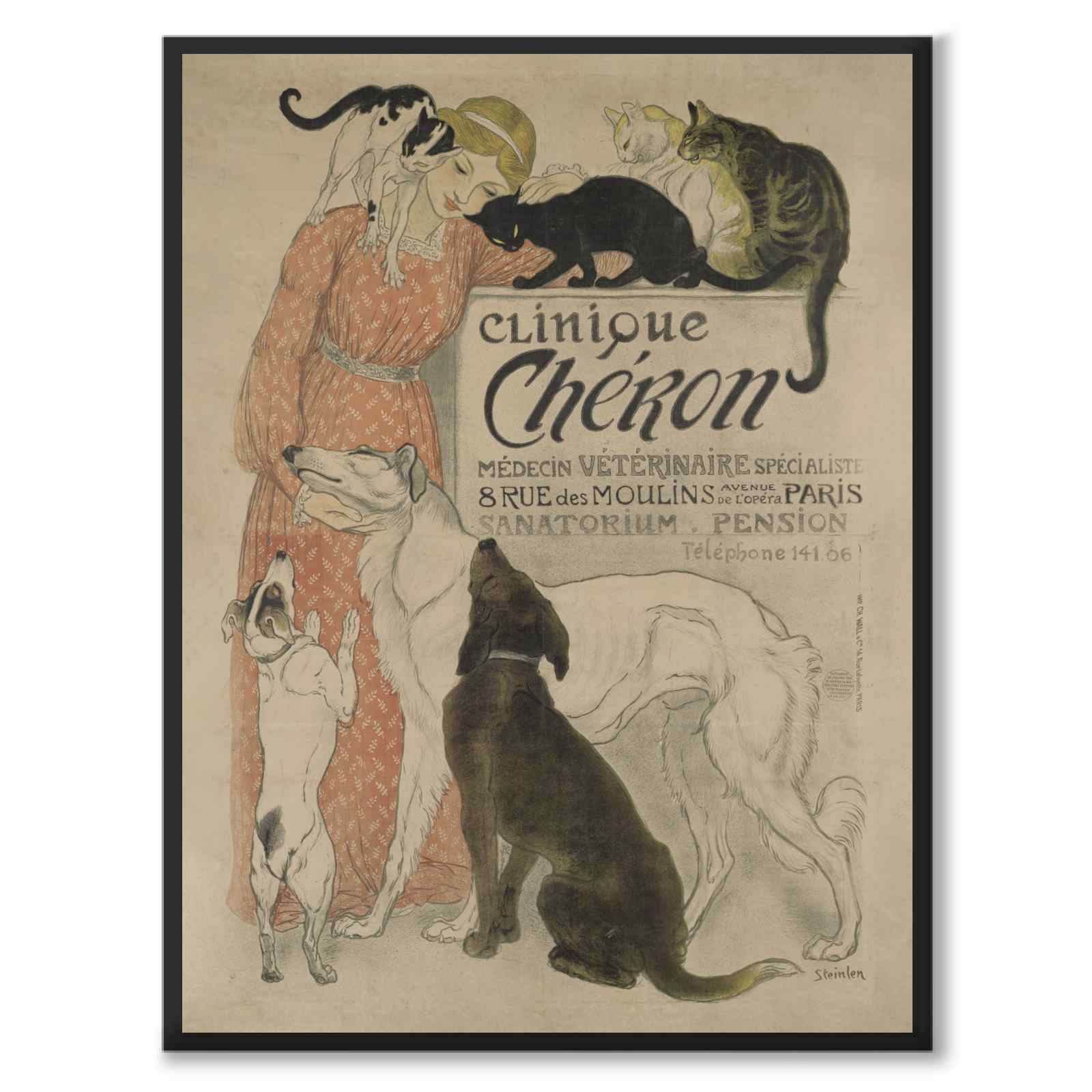 Clinique Chéron som poster från Historly – helbild utan vit kant