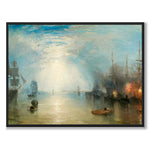 Keelmen Heaving in Coals by Moonlight by William Turner as an art poster from Historly – full image without white border