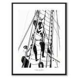 Climbing the Shroud som historiskt fotografi och poster från Historly – med vit kant och titel