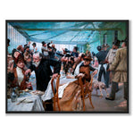 The Scandinavian Artists’ Lunch at Café Ledoyen, Paris som poster från Historly – helbild utan vit kant