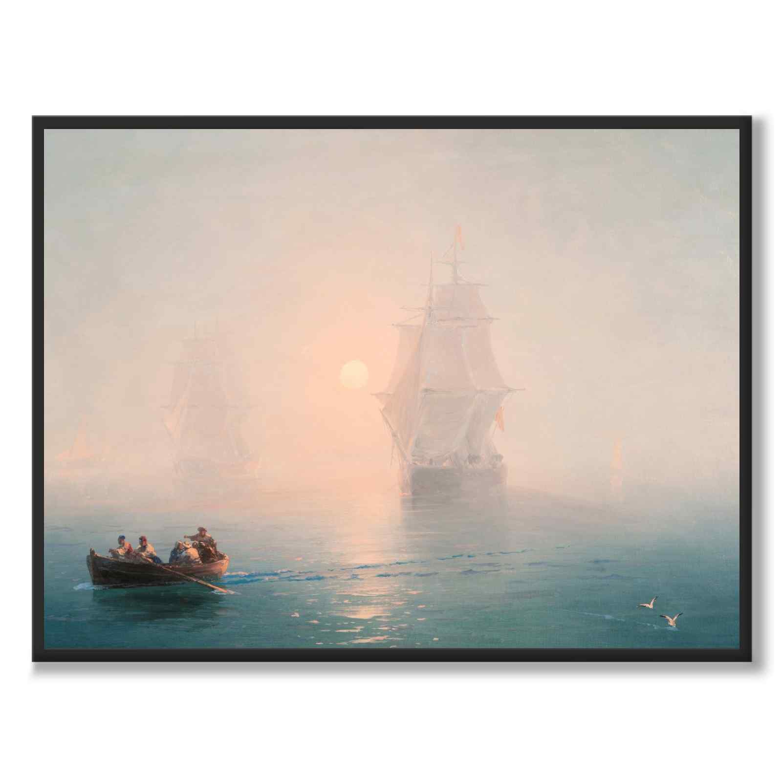 Sailing in Shimmer som konstposter från Historly – helbild utan vit kant