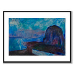 Starry Night by Edvard Munch as an art poster from Historly – with white border without title